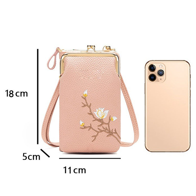 🔥👛Crossbody mobiltelefon pénztárca nőknek🌸