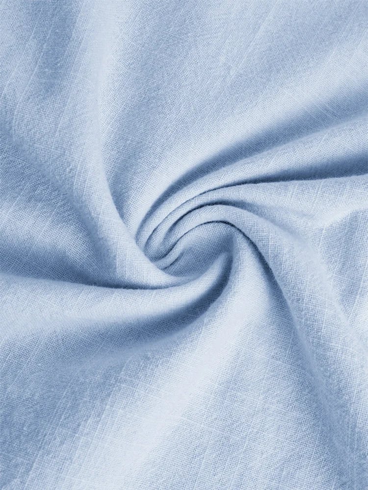 🔥👔【S-4XL】Férfi pamut lenvászon alkalmi hosszú ujjú ing