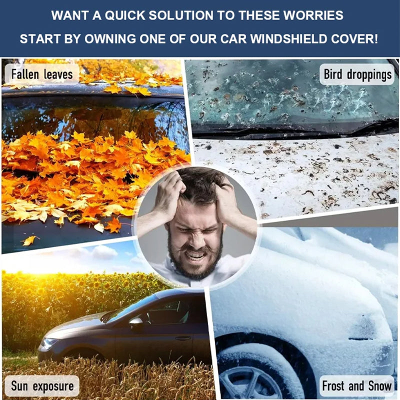 🔥❄️ Autó szélvédő burkolatok