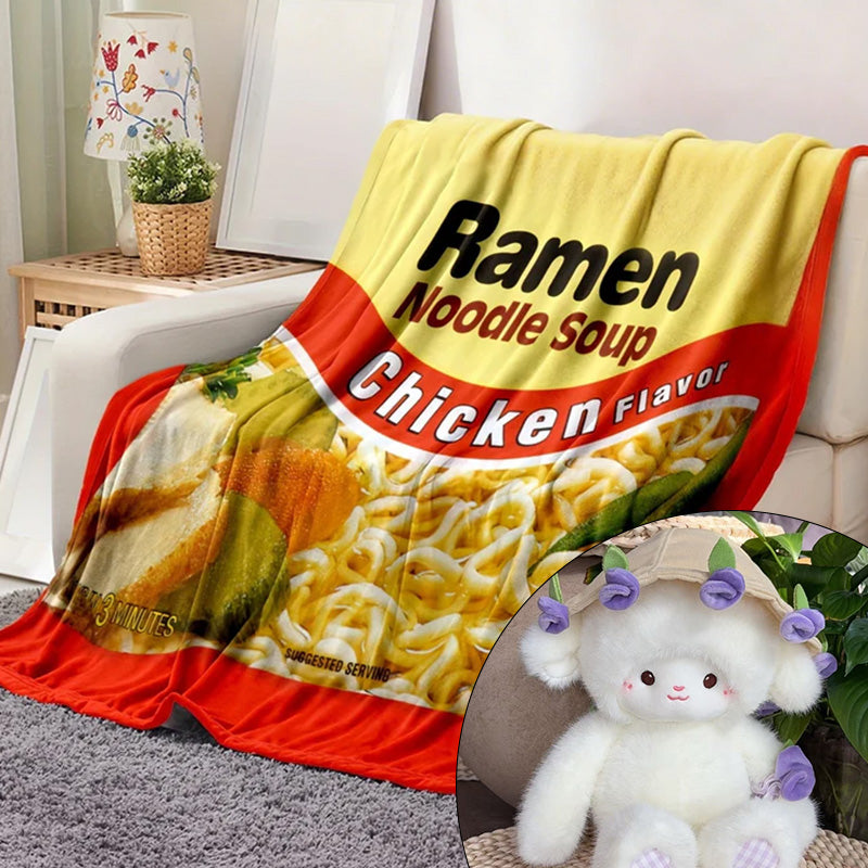 🔥🦖Karácsonyi leárazás művészi mintás flanel takaró