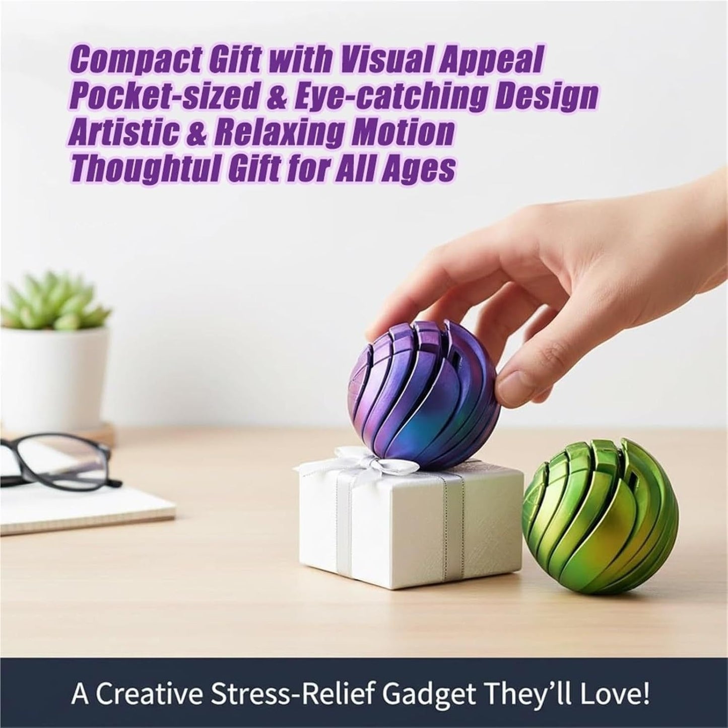 🎁3D nyomtatott slime labda fidget játék👍