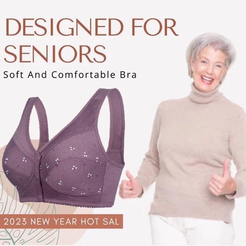 🔥🩲Sexy gathering melltartó2 Buy 1 Get 1 Free (3 DB)🔥Női elülső záródású pamut melltartóhoz