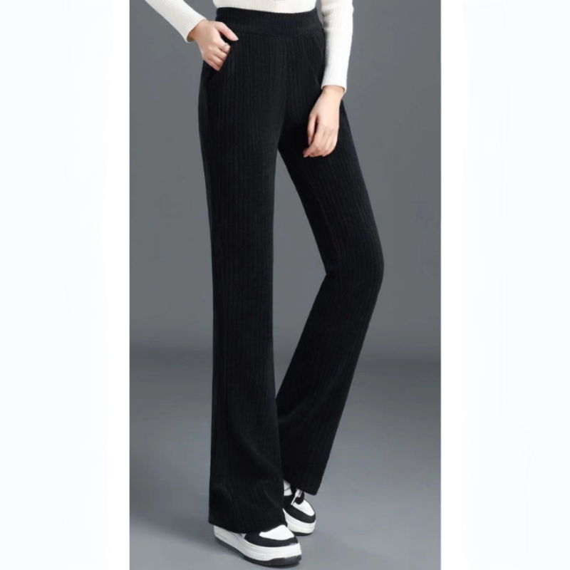 🔥👖Női Stretch szarvasbőr magas derekú nadrág