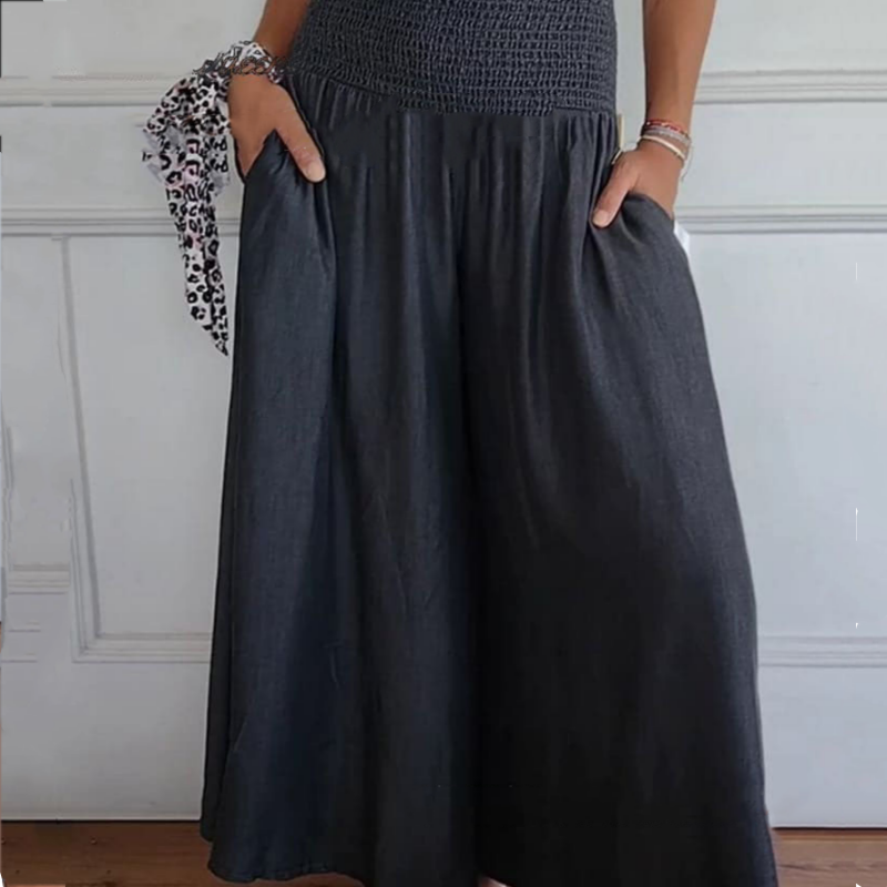 🔥👖【S-3XL】Női széles szárú, magas derekú farmer