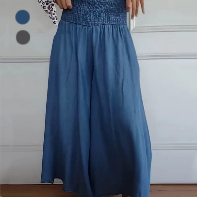 🔥👖【S-3XL】Női széles szárú, magas derekú farmer