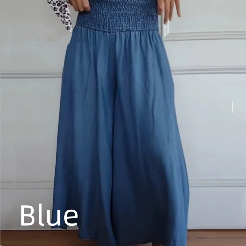 🔥👖【S-3XL】Női széles szárú, magas derekú farmer