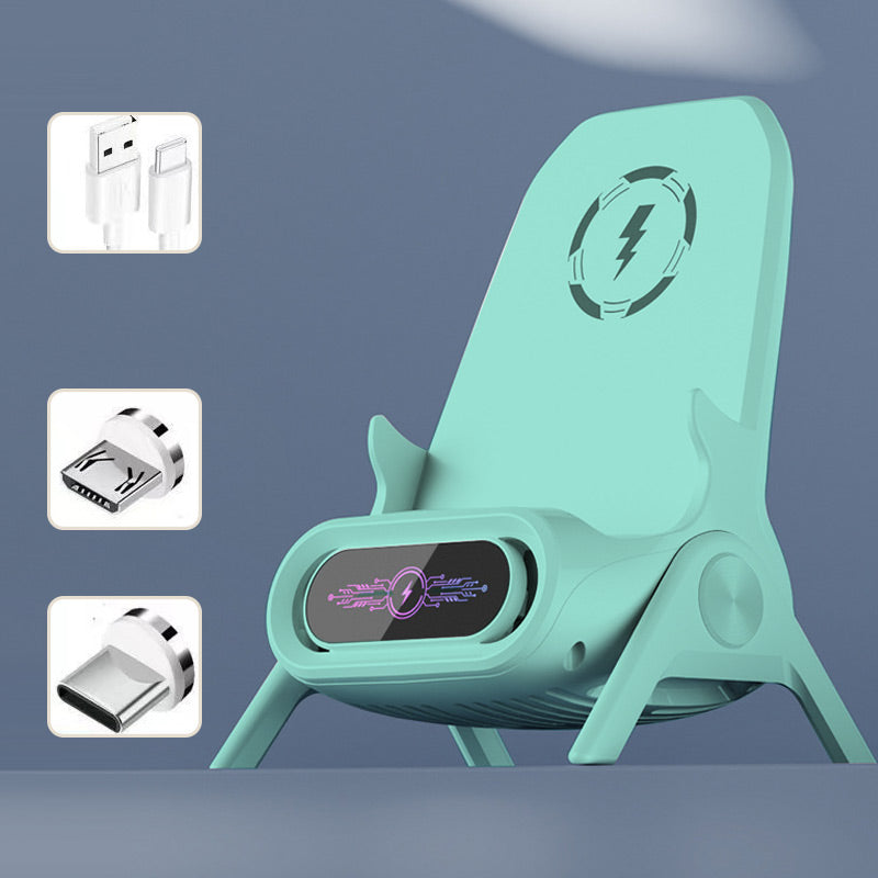 📱 Többfunkciós vezeték nélküli gyors töltő telefonállvány