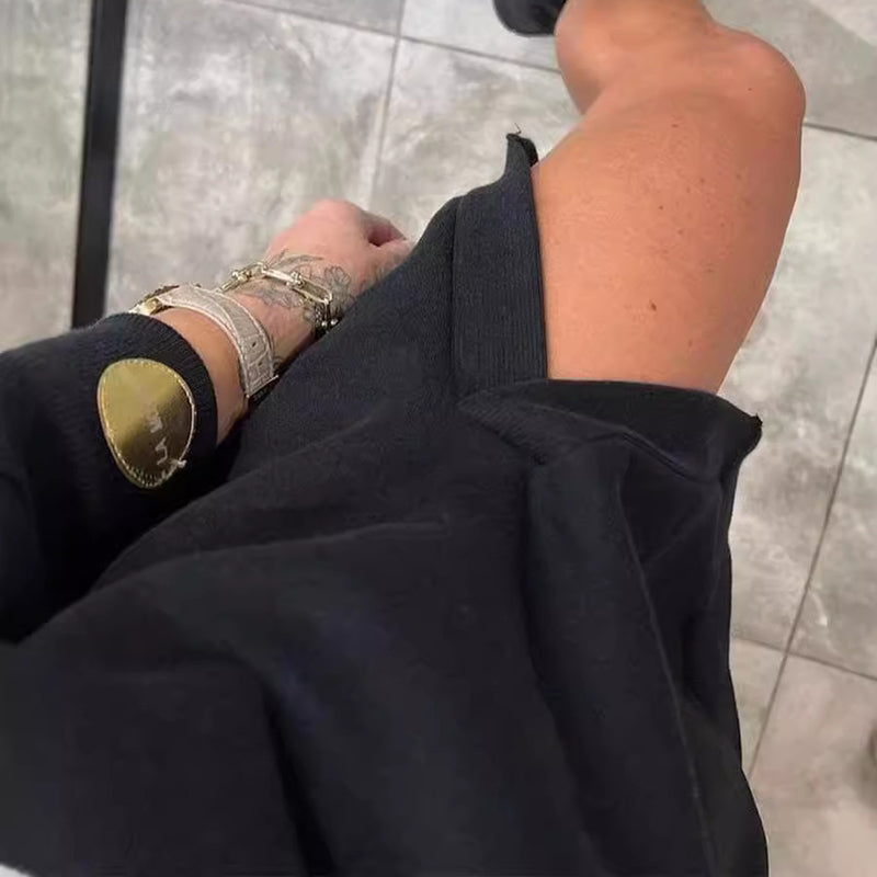 🔥👗Női elegáns kivágott pulóver ruha