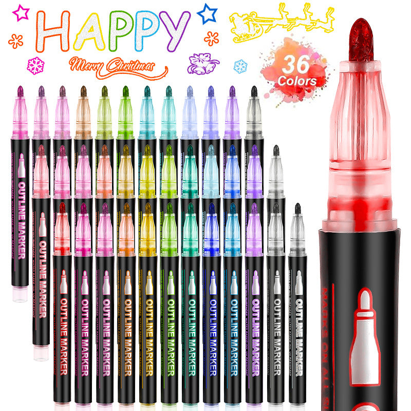 🎨🖌️ Színező Lightstick Graffiti Highlighter tollak✨