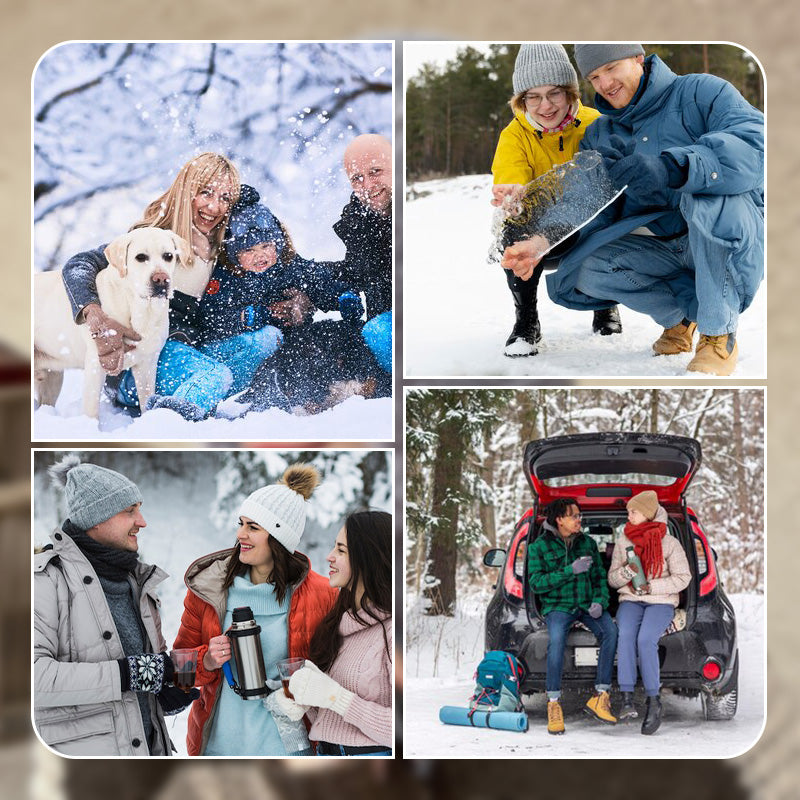 🔥❄️Női téli egyrészes sapka-sál-maszk 4 az 1-ben balaclava