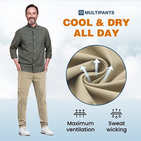 🔥👖【S-4XL】 Magas Stretch Multi-zsebes tartós Cargo nadrág