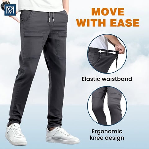 🔥👖【S-4XL】 Magas Stretch Multi-zsebes tartós Cargo nadrág
