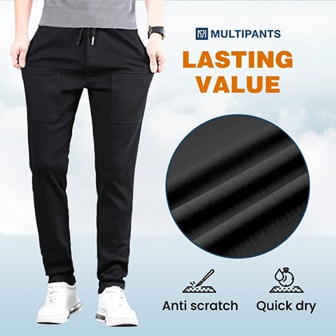🔥👖【S-4XL】 Magas Stretch Multi-zsebes tartós Cargo nadrág