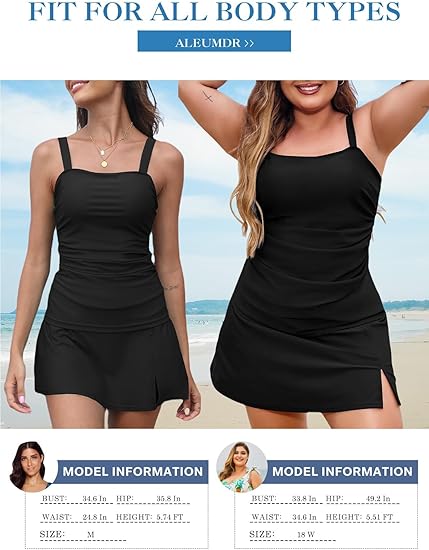 🔥👙Női Vintage hasi ellenőrzés két darab Tankini fürdőruhák