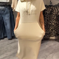 🔥👗【S-3XL】Női rövid ujjú kapucnis ruha