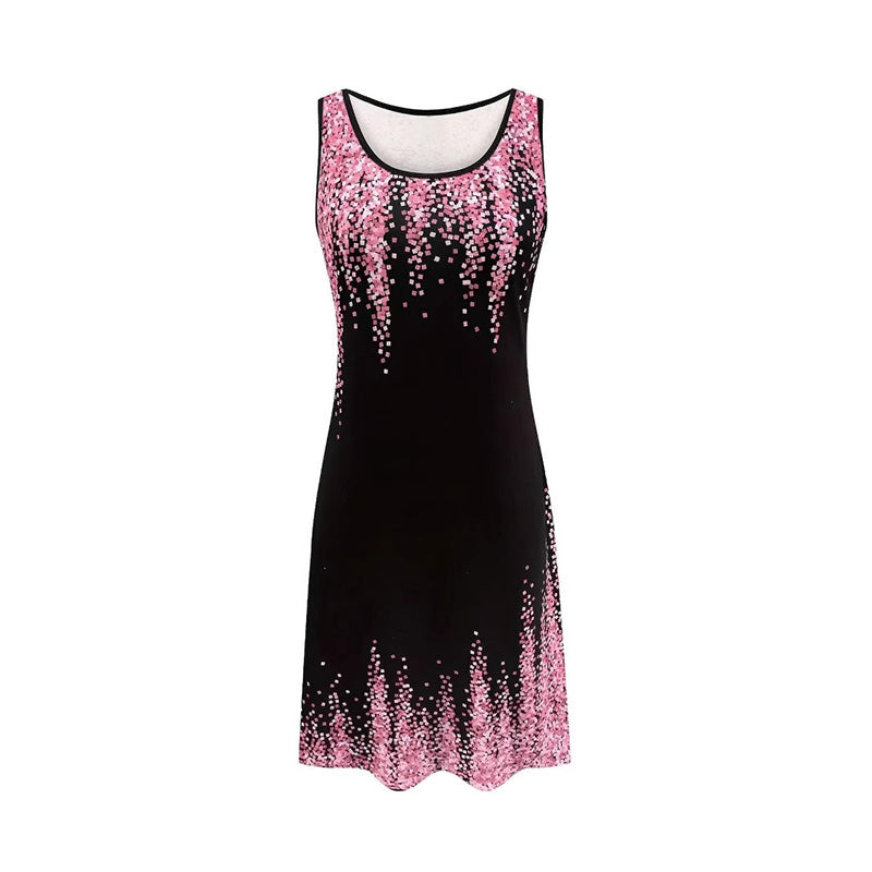 🔥👗【S-2XL】Női gradiens nyomtatott hosszú ruha