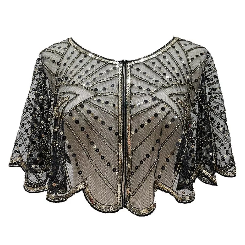 🔥👚Vintage csipke gyöngyös kendő 🌬️🥰