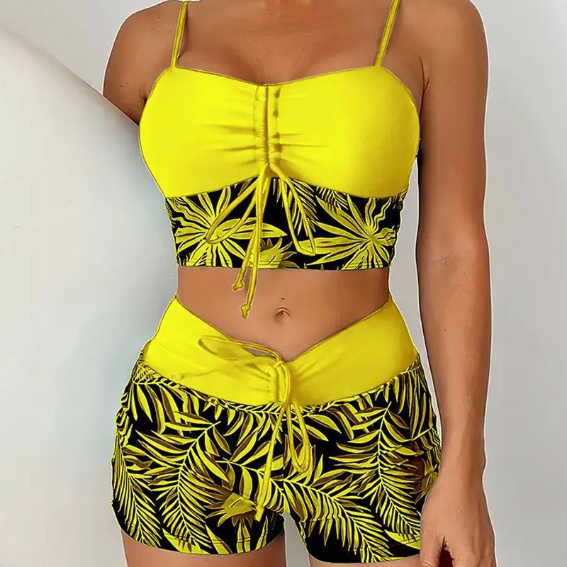 🔥👙[S-2XL] Női nyomtatott kétrészes fürdőruha