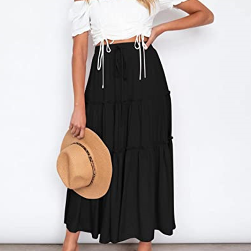 🔥👗Bohém rakott szoknya