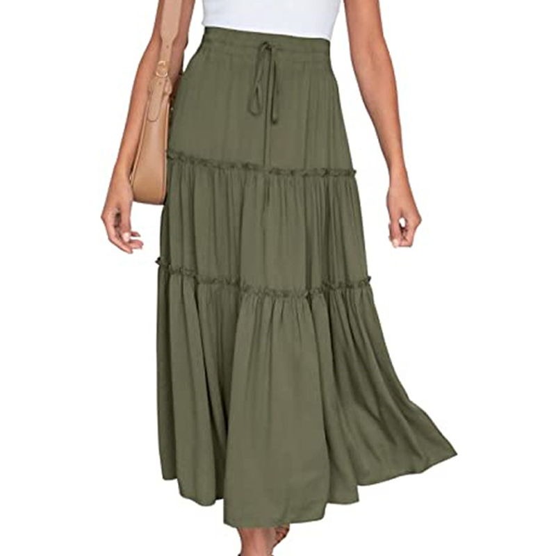 🔥👗Bohém rakott szoknya