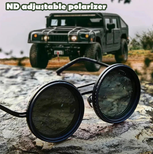 🔥👓llítható sötétedésű, polarizált kerek napszemüveg