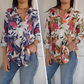 🔥👚Elegáns Növénymintás Gombos Ing