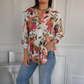 🔥👚Elegáns Növénymintás Gombos Ing