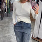 🔥👚slim-fit gomb hosszú ujjú felső