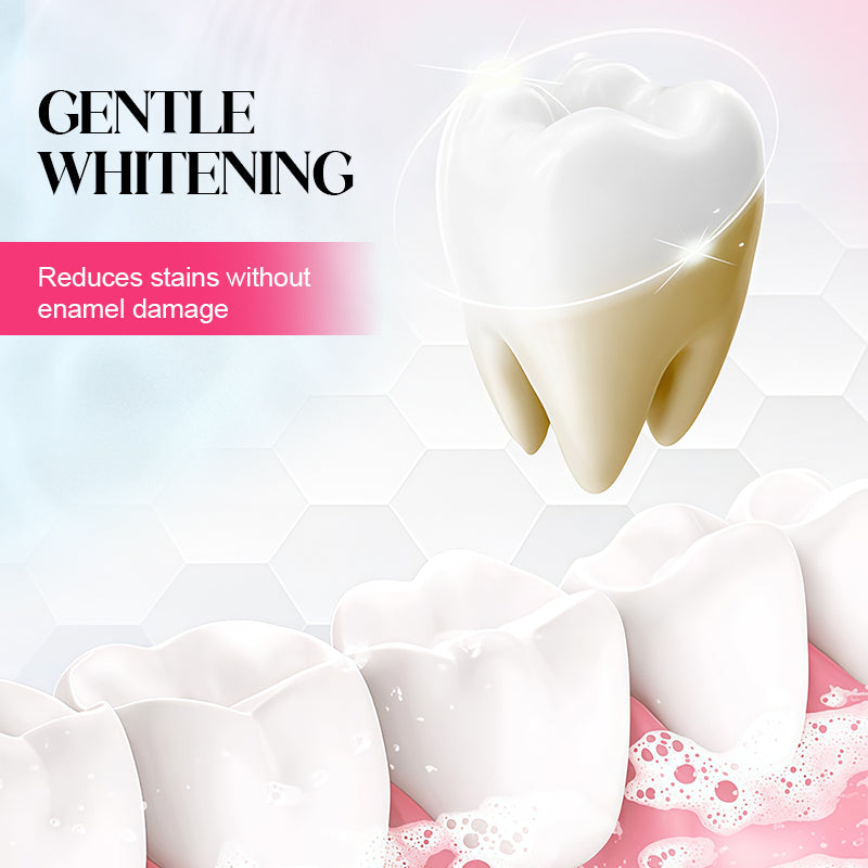 🔥✨ Ajándék: 4 db fogkefe fejjel! 💖-😁 Gyengéd fehérítő fogkrém probiotikumokkal🦷 Fehérítsd fogaidat 7 nap alatt