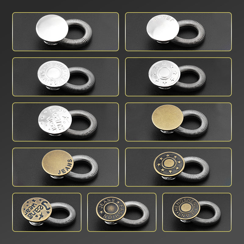 🔥Tavaszi fém gomb farmerövek hosszabbításához (Kedvezmények számos termékre)