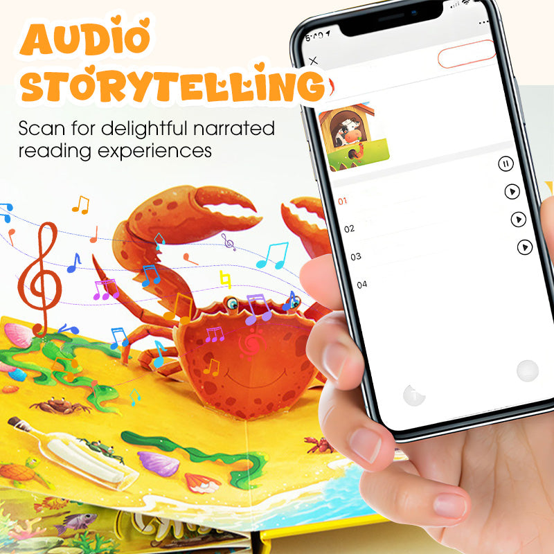 🔥🎁3D állat témájú gyermekkönyvek – hangos mesékkel kísérve