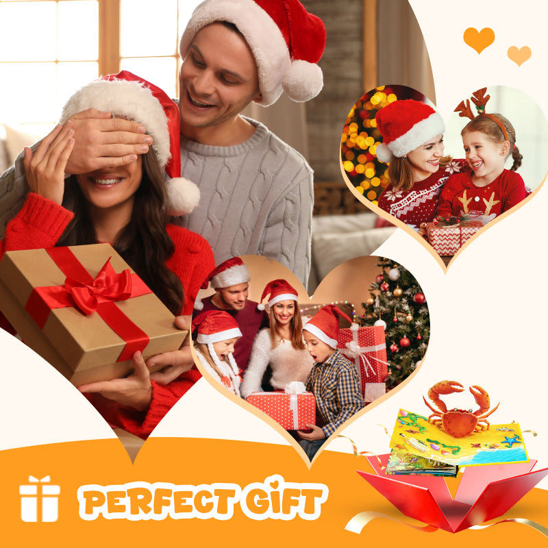 🔥🎁3D állat témájú gyermekkönyvek – hangos mesékkel kísérve