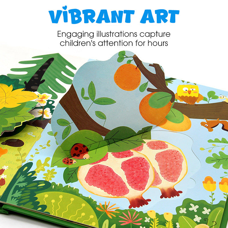 ✨Az idei 50%-os kedvezmény utolsó napja!【Interaktív 3D-s kiugró könyvkészlet gyerekeknek】✨