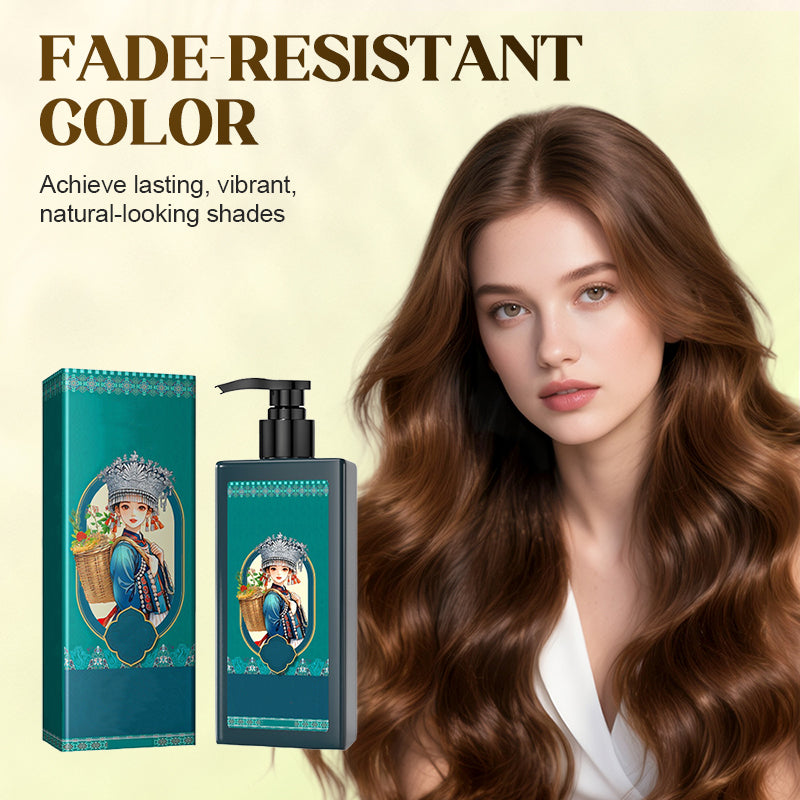 🔥✨207ml növényi kivonatot tartalmazó hajfesték ősz hajra