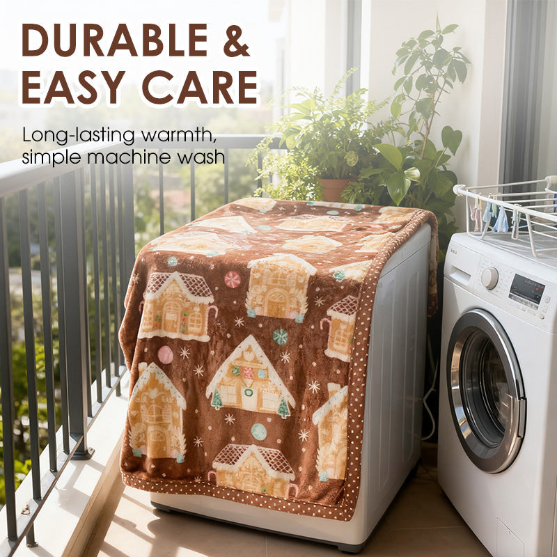 🔥❄️Karácsonyi bolyhos, kényelmes takaró