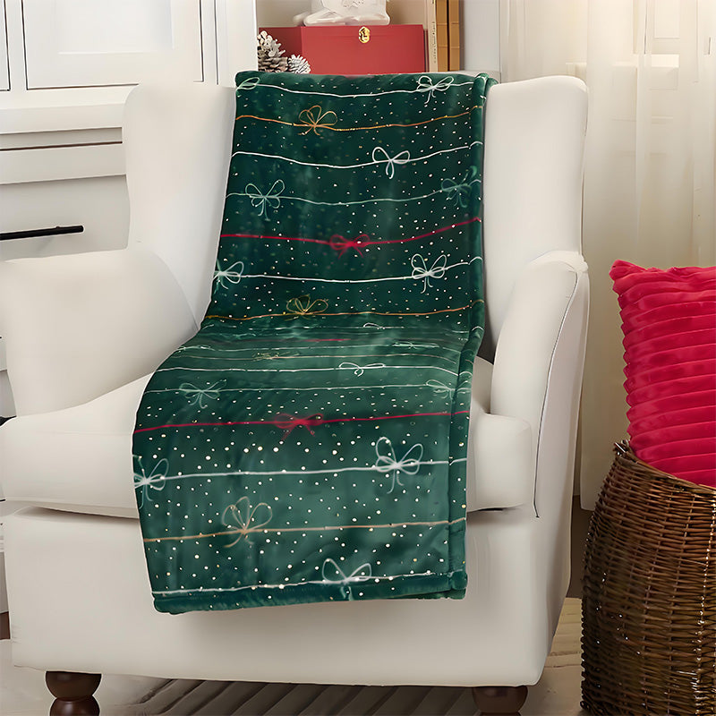 🔥❄️Karácsonyi bolyhos, kényelmes takaró