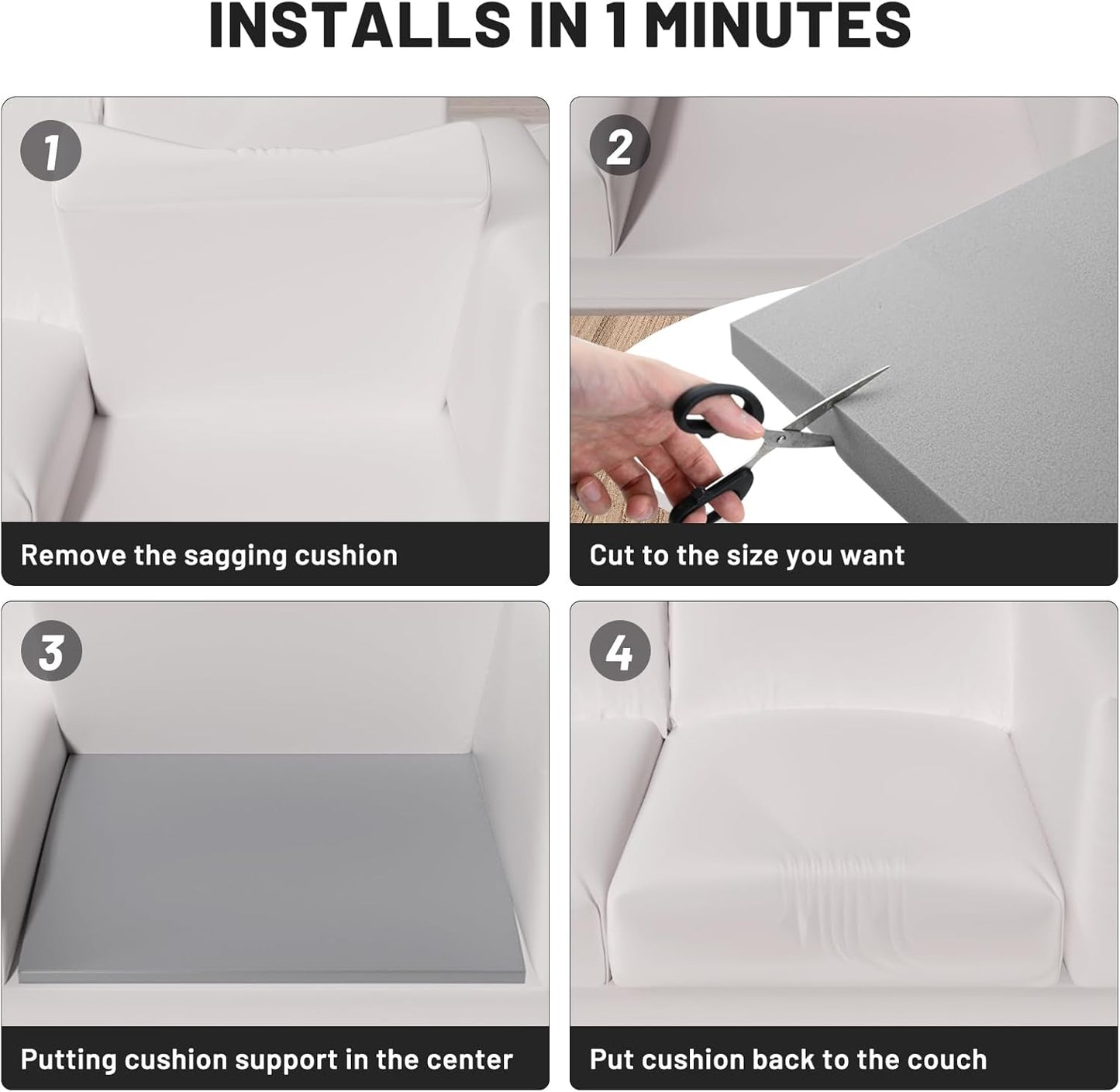 🔥🛋️Kanapé párna támasz megereszkedett üléshez