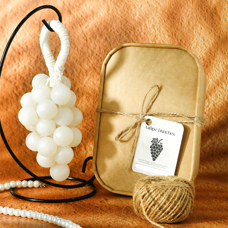 🔥✨Kézműves gyöngy szőlőfürt szappan