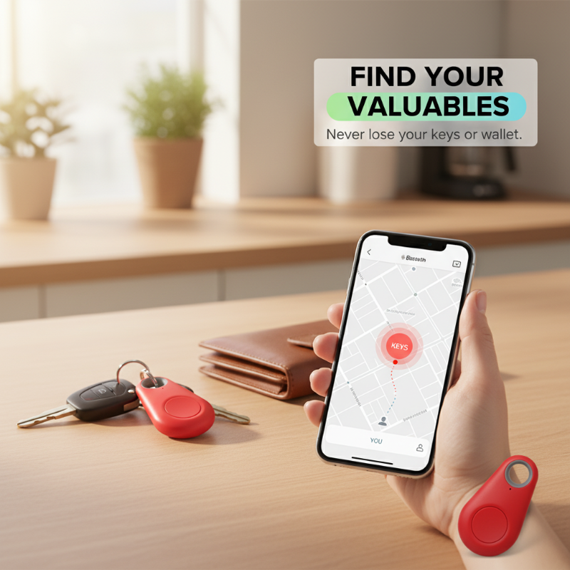 🔥📱Elveszett Bluetooth nyomkövető kulcsokhoz és háziállatokhoz