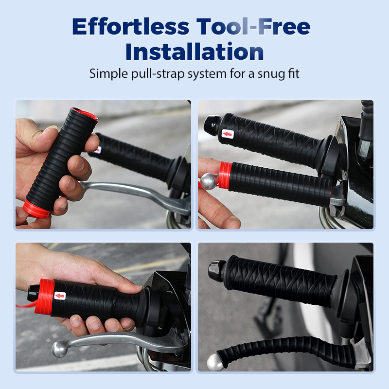 🔥✨Univerzális szilikon kormány- és fékkar markolatvédők