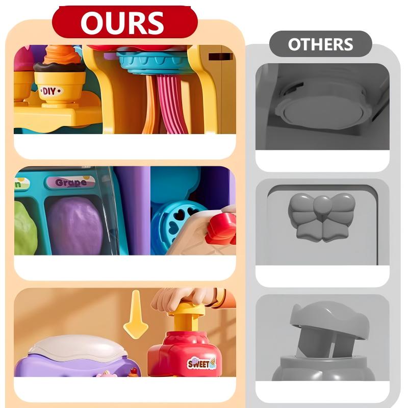 🍦✨ DIY fagylalt gyurmakészlet gyerekeknek 👧🎁